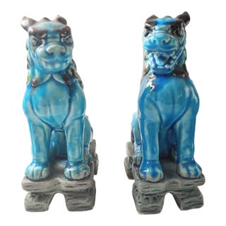 Mid 20th Century Foo Dogs Made in Japan, a Pair For Sale