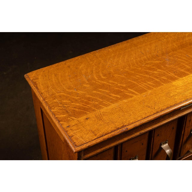 Early 20th Century Y & E Oak Document Filing Cabinet For Sale - Image 10 of 13