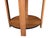 1930s French Art Deco Walnut Side Table With Sculptural Architectural Base- Fully Restored, Open Shelf For Sale - Image 11 of 15