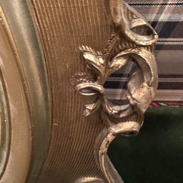 Rustic European 1910s Antique Baroque Hand-Carved Picture Frame For Sale - Image 3 of 6