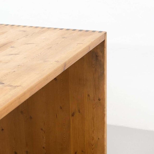 Wood Mid-Century Modern Rationalist Wood Table, 1960 For Sale - Image 7 of 16