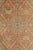 Antique Indian Floral Medallion Wool Rug in Coral & Ivory, by Rug & Kilim, 1920-1929 For Sale In New York - Image 6 of 11
