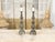 Mid-Century Modern Pair of Asian Mid-Century Bronze Table Lamps with Openwork Decor and LuciteBases For Sale - Image 3 of 9
