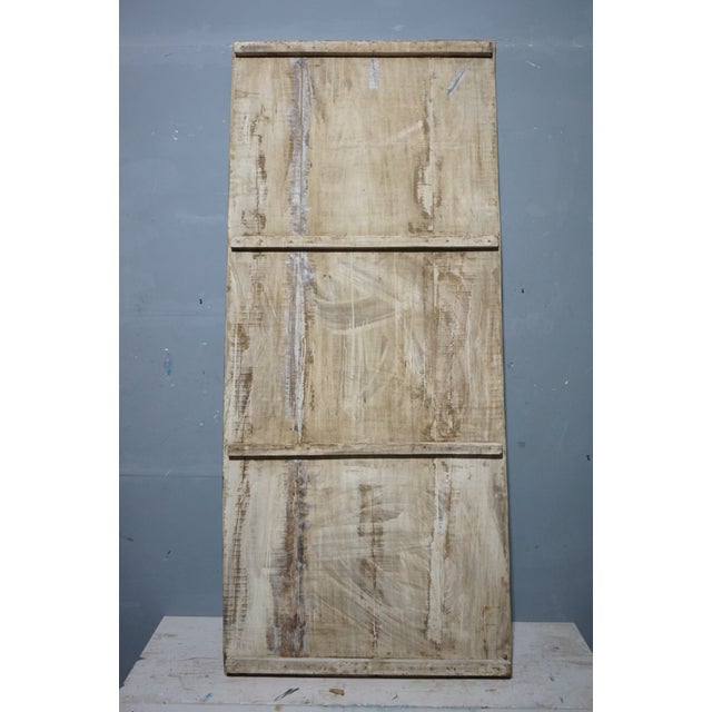 1920s Vintage Tree of Life Carved Barn Door – Reclaimed Wood Wellness Wall Panel With Spiritual 84x36 For Sale - Image 5 of 6
