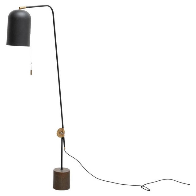 Matte Black and Raw Brass 1417-8 Knekt Lamp from Konsthantverk For Sale - Image 17 of 17