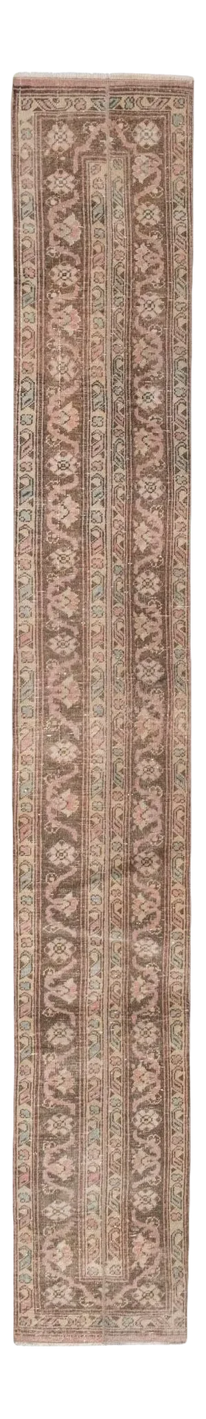 Long and Narrow Turkish Runner Rug 1'7" X 11'3"