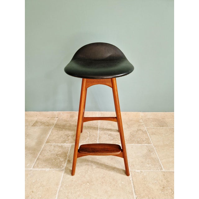 Scandinavian Model OD61 Stool in Teak by Erik Buch for OD Møbler, Denmark, 1960 For Sale - Image 6 of 15