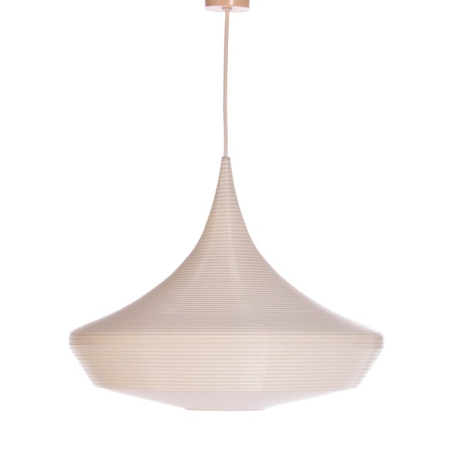 Vintage Pendant Lamp attributed to Yasha Heifetz for Rotaflex Heifetz, 1960s For Sale