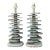 Vintage Stacked Stone Table Lamps - Pair For Sale