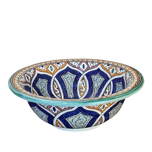 Early 21st Century Marie' Basin Traditional Andalus Motifs and Patterns For Sale