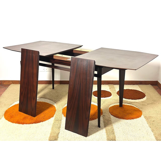 1960s Vintage Teak Dining Table, Italy, 1960s For Sale - Image 5 of 18