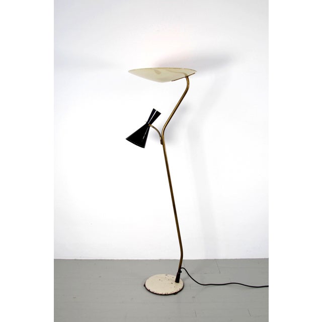 Mid-Century Modern Floor Lamp from Eberth Zürich, 1950s For Sale - Image 3 of 18
