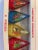 Vintage set from 1950 th of 4 drop shaped Christmas ornaments with Nativity scenes inside.