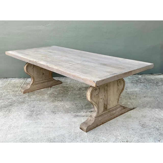 Vintage Sculptural Wood Dining Table For Sale - Image 13 of 14