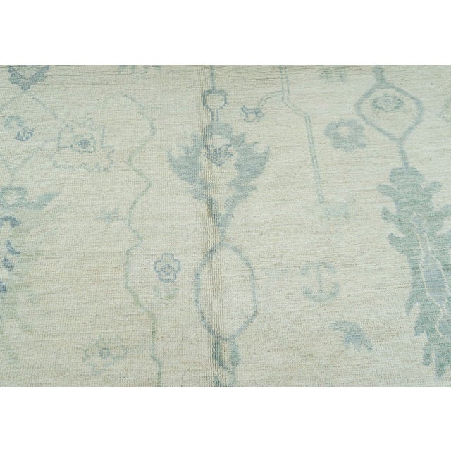 Turkish Oushak Rug 9' x 12'9" For Sale - Image 4 of 4