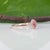 Metal Aaa Padparadscha Sapphire Ring With Earth-Mined Diamond Accents: Solid 14k Gold, Size 6.75 For Sale - Image 7 of 9