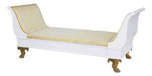 Early 20th Century Empire Revival Scandinavian Painted Daybed, 1900s