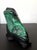 Early 20th Century Malachite Rock Specimen on Display Stand as a Viewing Stone For Sale - Image 5 of 10