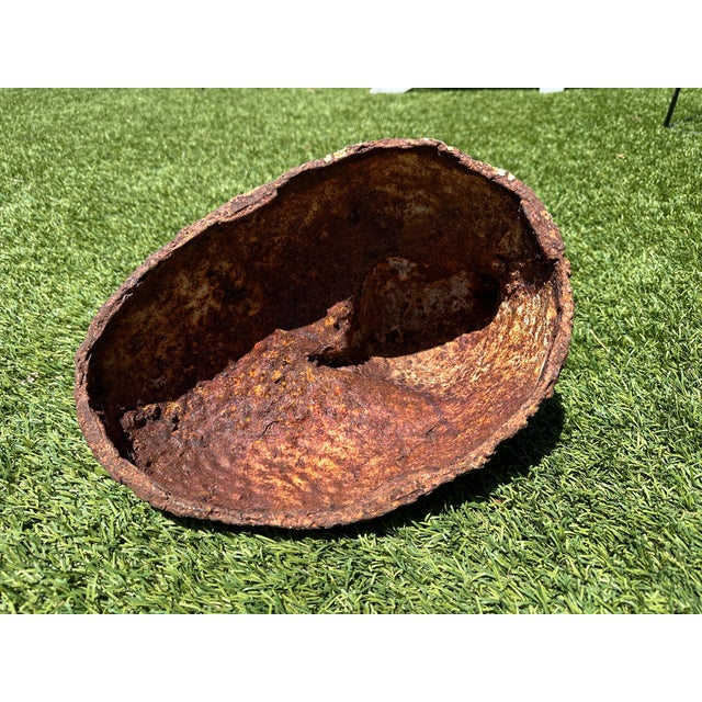 Copper Vintage Cast Iron Sheep Garden Ornament For Sale - Image 8 of 8