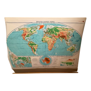 Denoyer Geppert World Map