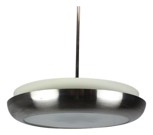 Art Deco UFO Pendant Light by Josef Hůrka for Napako, 1930s