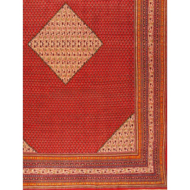 Middle Eastern Rug in Wool For Sale - Image 4 of 11