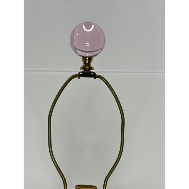 1990s Rabbit Table Lamp With Green Base For Sale - Image 13 of 13