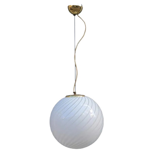 Vintage Murano Glass Ceiling Lamp from VeArt For Sale