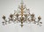In this listing you will find a spectacular extra large 7-arm sconce done in gilt metal. This huge Wall Sconce was...