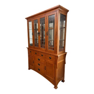 Gettysburg Mission Style Buffet With Hutch For Sale