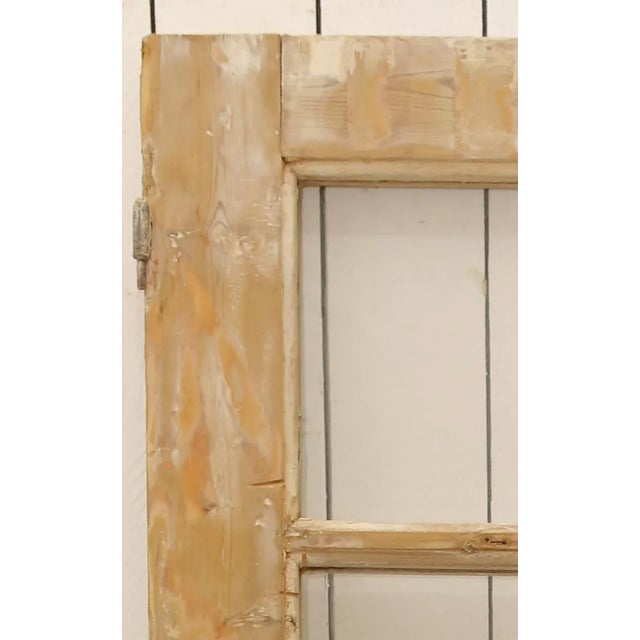 Rustic European Late 19th Century Single Glass French Door For Sale - Image 3 of 5