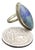 Vintage Afghan Marquise Lapis Lazulli Silver Ring (Size 7.5) For Sale