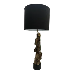 Vintage Brutalist Maurizio Tempestini for Laurel Table Lamp, Unmarked