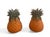 2000 - 2009 Pair of Vintage Italian Mid-Century Ceramic Pineapple Candleholders For Sale - Image 5 of 9