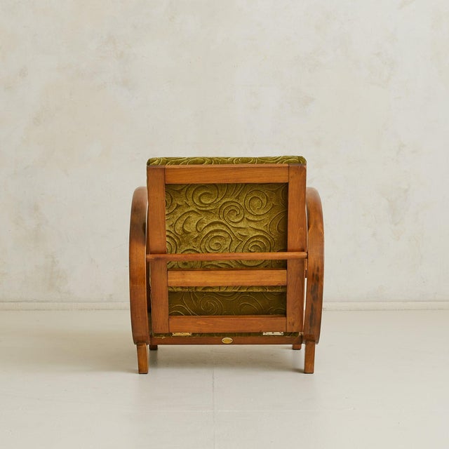 Art Deco Bentwood Reclining Armchair Attirbuted to Pancota Vienna for Thonet, 1920s For Sale - Image 4 of 18
