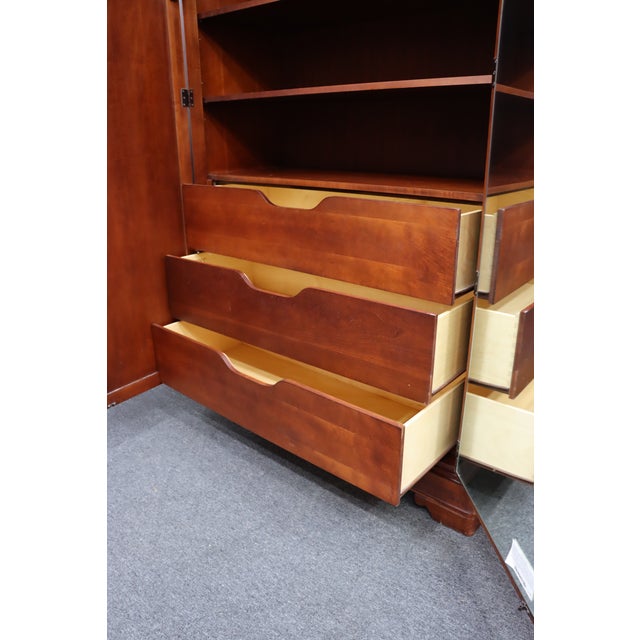 Thomasville Impressions Cherry Armoire / Wardrobe For Sale - Image 9 of 13