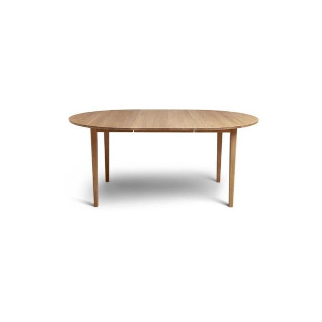 Scandinavian No 3 Extendable Dining Table in Oak For Sale - Image 3 of 7