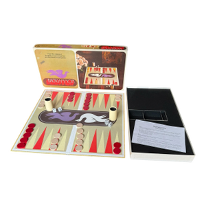 Vintage 1975 Backgammon Board Game Set