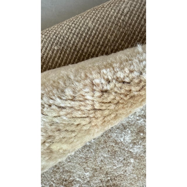 Large Vintage Afghan Handwoven Wool Rug attributed to Ziegler & Co., 1940s For Sale - Image 9 of 17