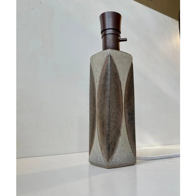 Ceramic Table Lamp With Leaves by Marianne Starck for Michael Andersen & Søn, 1970s For Sale - Image 6 of 10