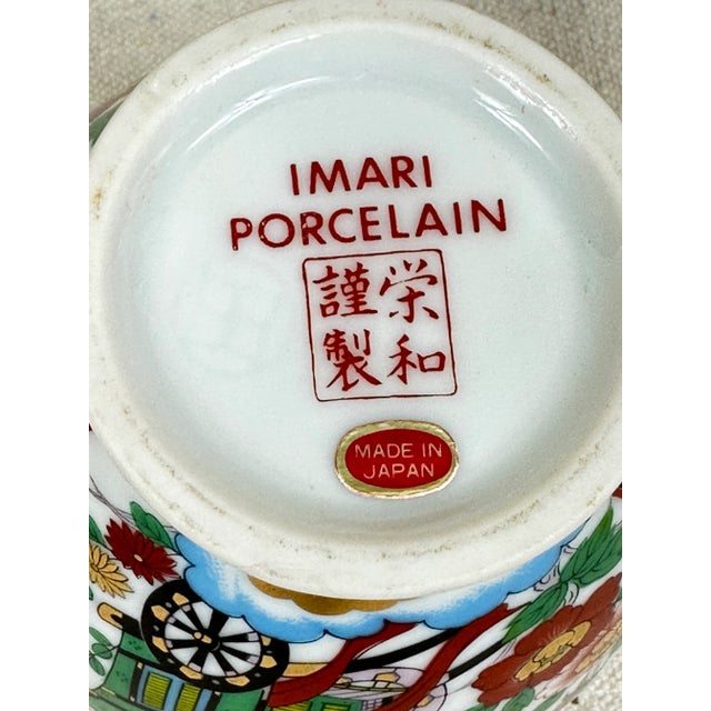 Vintage Imari Vases - a Pair For Sale - Image 9 of 10