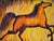 Mid 20th Century Vintage Mid-Century Handwoven Wool Tapestry, Galloping Horse Design, Yellow & Brown, 38” X 68” For Sale - Image 5 of 11
