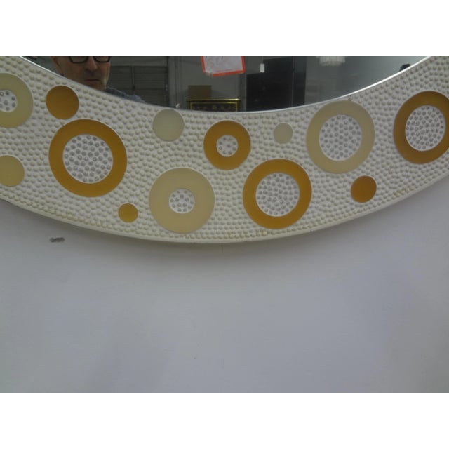 Romeo Rega 1970s Italian Mid-Century Modern Mirror For Sale - Image 4 of 8