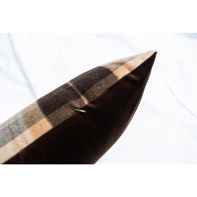 Pair of Sandra Jordan Prima Alpaca Lumbar Pillows For Sale - Image 4 of 5