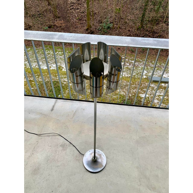 Space Age Floor Lamp in the style of Sciolari, 1960s For Sale - Image 11 of 15