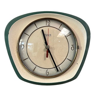 Pankron Electric Wall Clock, Switzerland, 1960s For Sale