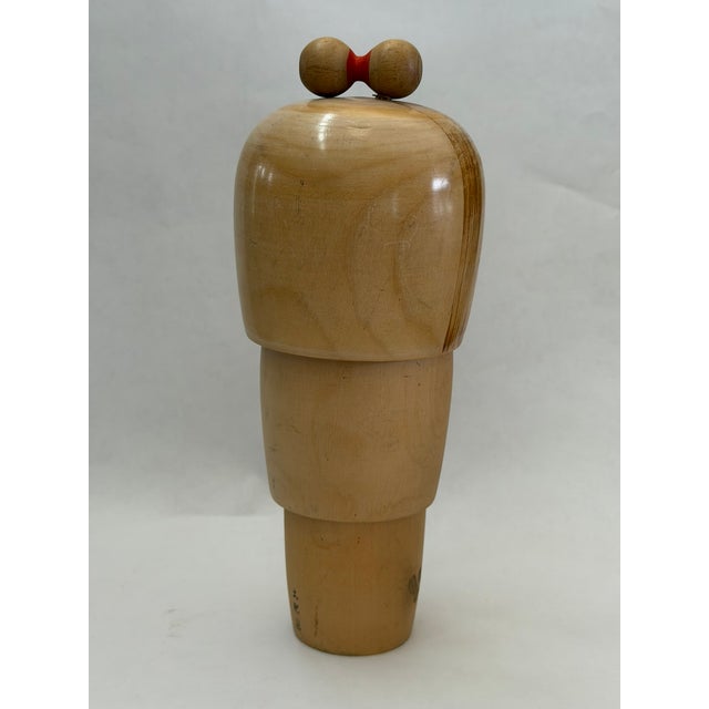 1970s Vintage Japanese Sosaku Creative Kokeshi Doll For Sale - Image 5 of 16