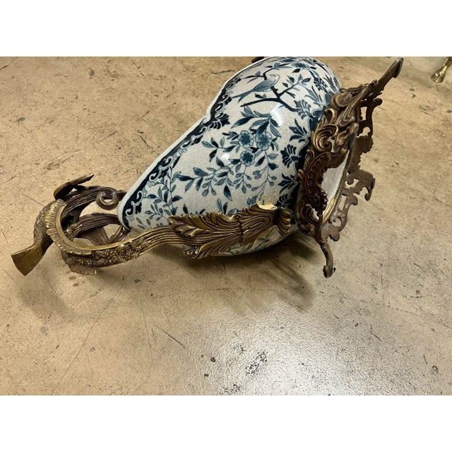 1900 - 1909 Antique Large Footed Cachepot With Dragons by Coalport For Sale - Image 5 of 13