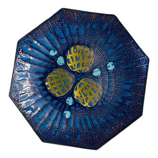 1960s Annemarie Davidson Enamal Plate For Sale