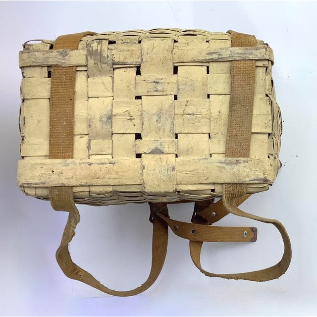 Circa 1940s Adirondack Pack Basket For Sale - Image 6 of 6
